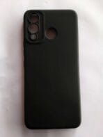 Infinix HOT 12 PLAY back cover silicone soft black colour - Image 2