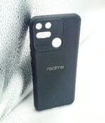 Realme Narzo 50A Back Cover Silicone Soft Black Colour