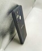 Realme Narzo 50A Back Cover Silicone Soft Black Colour - Image 2