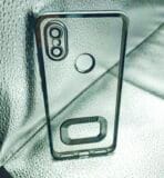 Mi A2/6X back cover CD Chrome transparent with camera lens protection silver edge